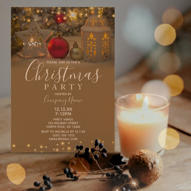 White Star Corporate Holiday Weihnachten Party Einladung (Von Creator hochgeladen)