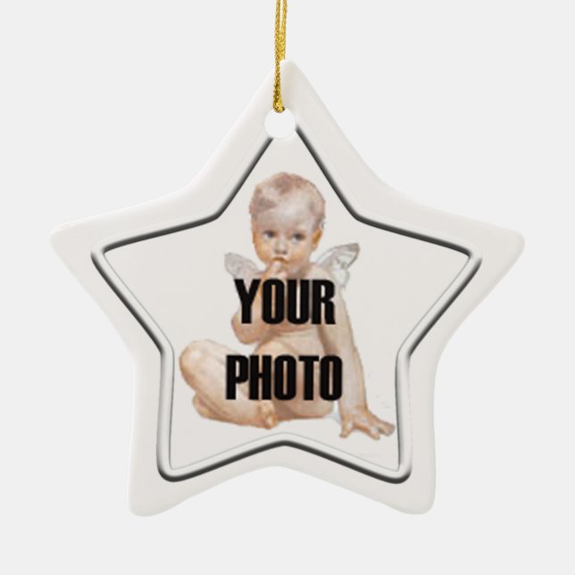 White Star Foto Rahmen Ornament (Vorne)