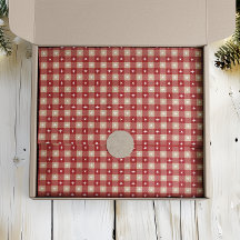 White Star Gingham Country Holiday