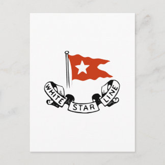 White Star Line Logo Postkarte