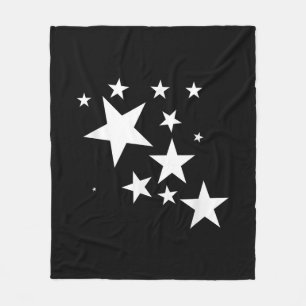 White-Stars-Kostümgeschenk im Star-Design Fleecedecke