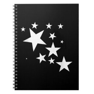 White-Stars-Kostümgeschenk im Star-Design Notizblock