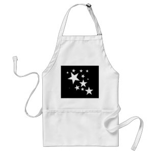 White-Stars-Kostümgeschenk im Star-Design Schürze