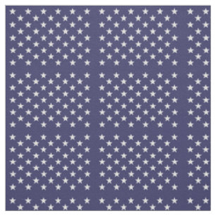 White Stars Patriotic American Flag Muster Stoff