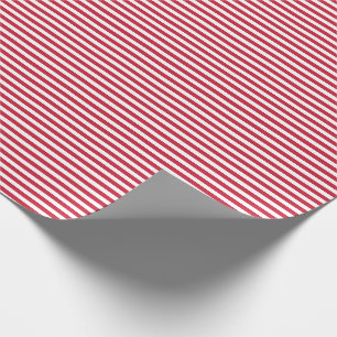 White Strips Geschenkpapier