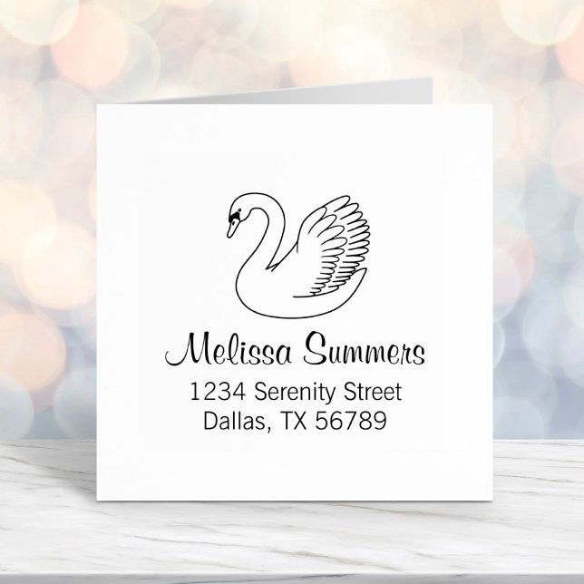 White Swan-Adresse Permastempel (Von Creator hochgeladen)