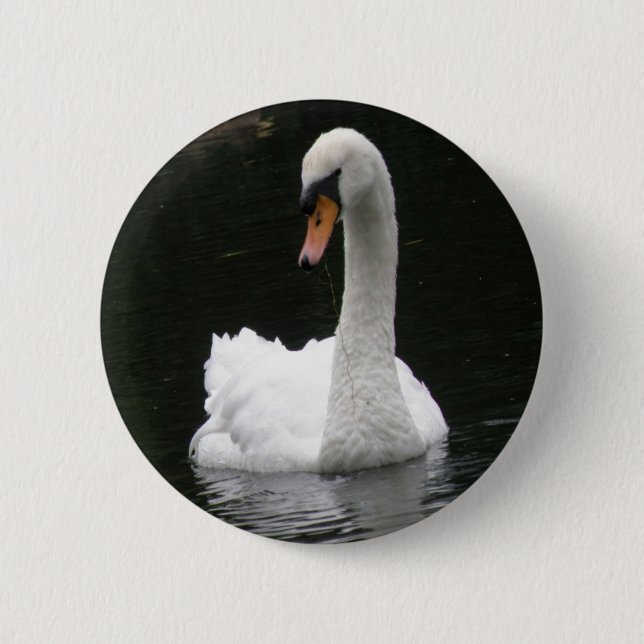 White Swan Button (Vorderseite)