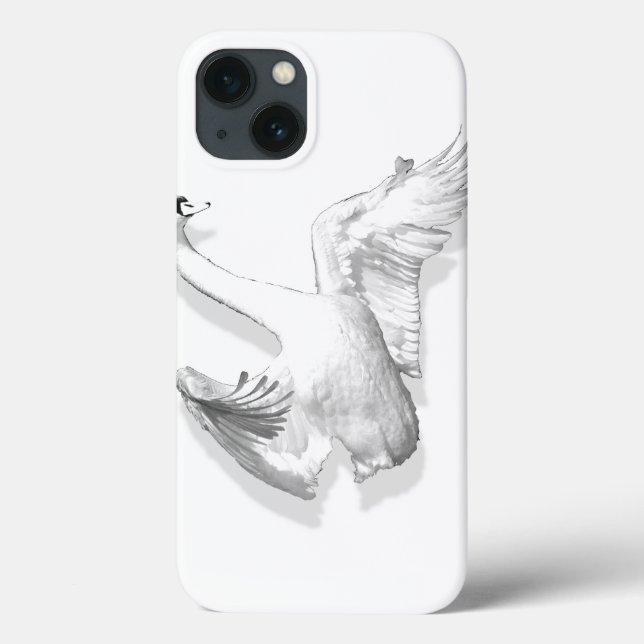 White Swan - iPad-Fall Case-Mate iPhone Hülle (Rückseite)