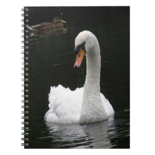 White Swan-Notebook Notizblock
