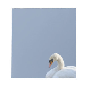 White Swan Notepad Notizblock