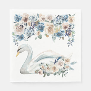 White Swan Serviette