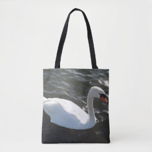 White Swan Tote Bag Tasche
