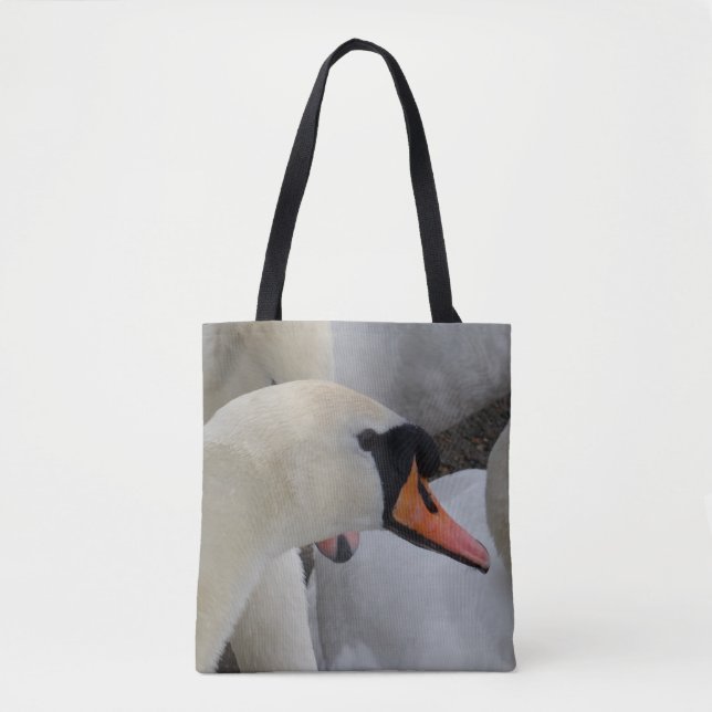 White Swan Tote Bag Tasche (Vorderseite)