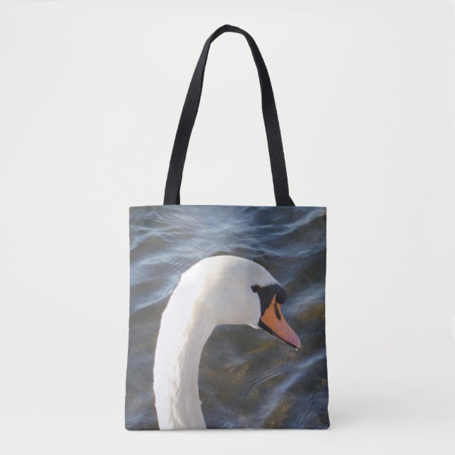 White Swan Tote Bag Tasche (Vorderseite)