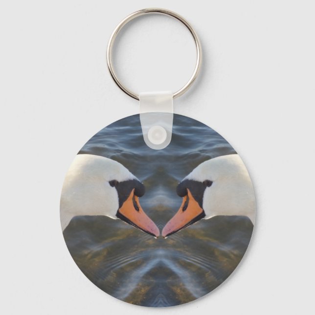 White Swans Schlüsselanhänger (Vorderseite)