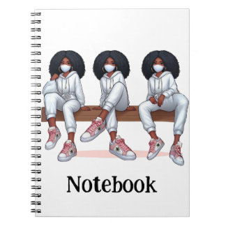 White Swesuit-Notebook Notizblock