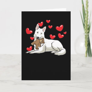 White Swiss Shepherd-Geschenk Karte
