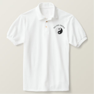 White Tai Chi - bestickt