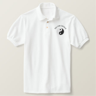 White Tai Chi - bestickt