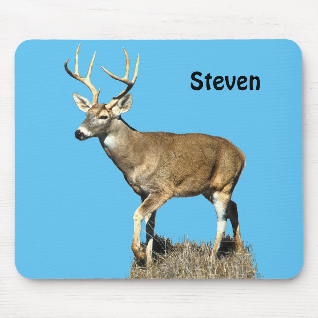White Tails Deer Buck Mousepad (Vorne)