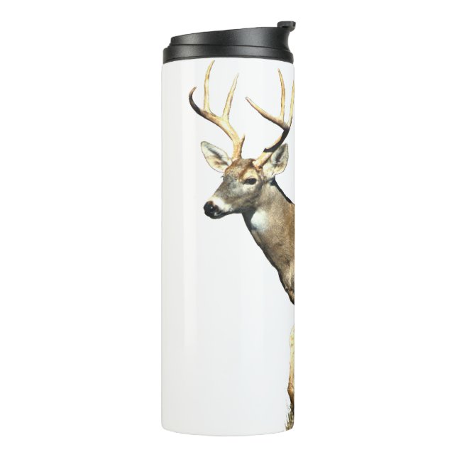White Tails Deer Buck Thermosbecher (Nach links gedreht)