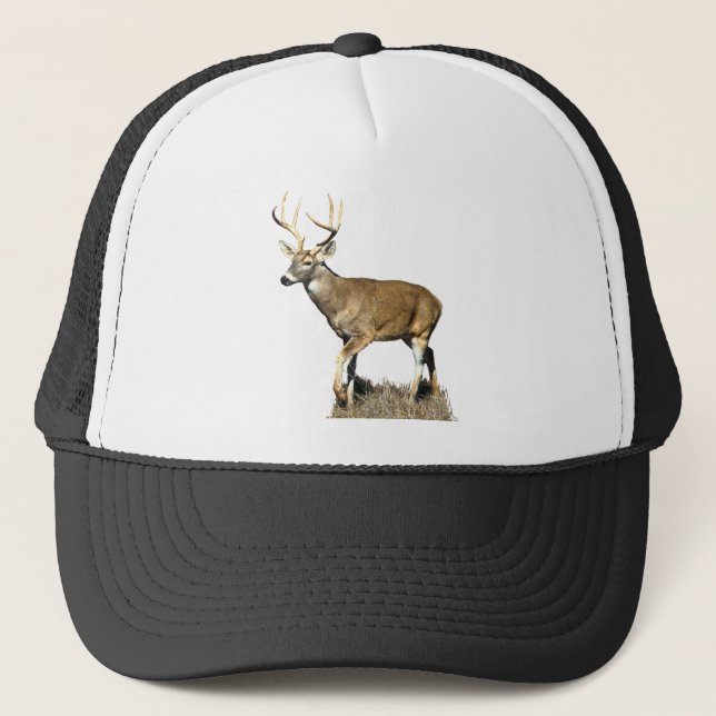 White Tails Deer Buck Truckerkappe (Vorderseite)