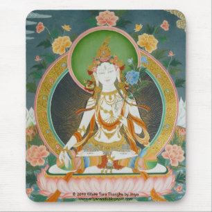 White Tara Mousepad