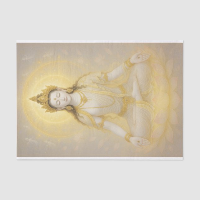 White Tara Seidenpapier (Vorderseite)
