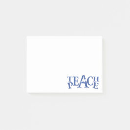 White Taube lehrt Friedensgrafik Post, die er noti Post-it Klebezettel