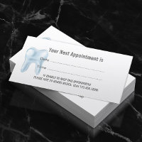 White Teeth Dental Termin Visitenkarten