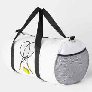 White Tennis Sportthema Duffle Bag