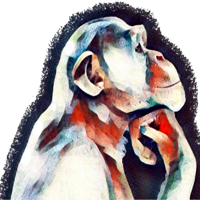 White Thinker Poster (Von Creator hochgeladen)