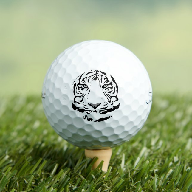 White Tiger 12 Pack Titleist 2023 Golf Balls Golfball (Insitu T-Shirt)