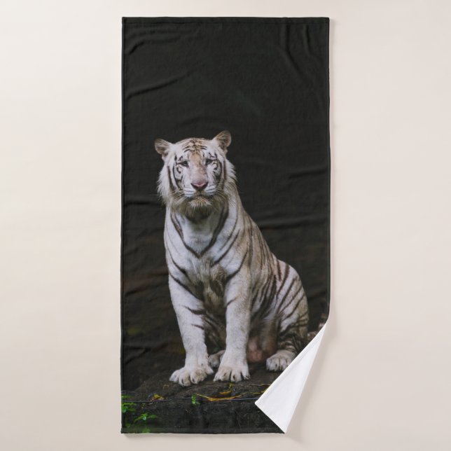 WHITE TIGER BADEHANDTUCH (Badehandtuch)