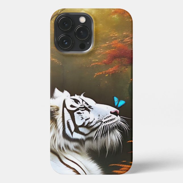White Tiger die Liebesmomente, iPhone Case 13 Pro Max Hülle (Rückseite)