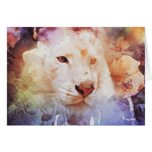 White Tiger Grunge (Vorderseite (Horizontal))