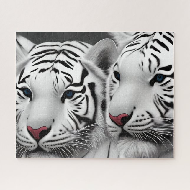 White Tiger Jigsaw Puzzle (Horizontal)