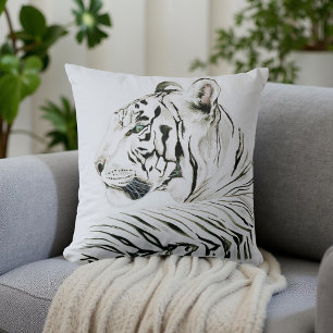 White Tiger Kissen