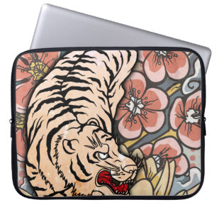 White Tiger Laptopschutzhülle