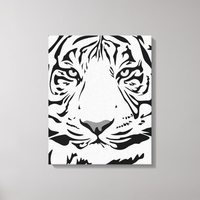 White Tiger Leinwanddruck (Vorderseite)