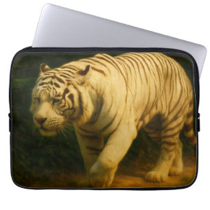 White Tiger Majestät - Stilvolle Wildlife Art Prin Laptopschutzhülle