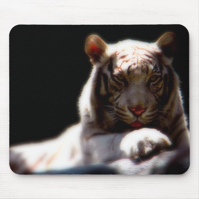 White Tiger Mirage Mousepad (Vorne)