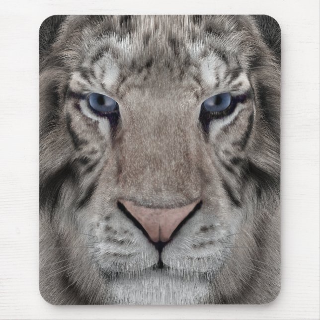 White Tiger Mousepad (Vorne)