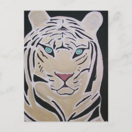WHITE TIGER POSTCARD 2 POSTKARTE