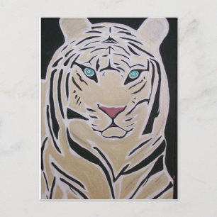 WHITE TIGER POSTKARTE
