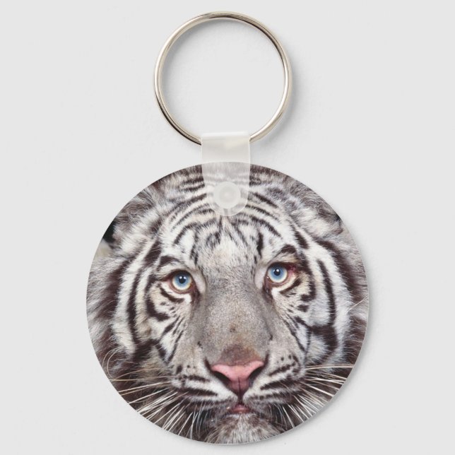 White Tiger Schlüsselanhänger (Vorderseite)
