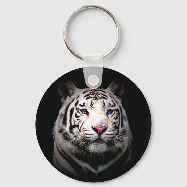 White Tiger Schlüsselanhänger (Vorderseite)