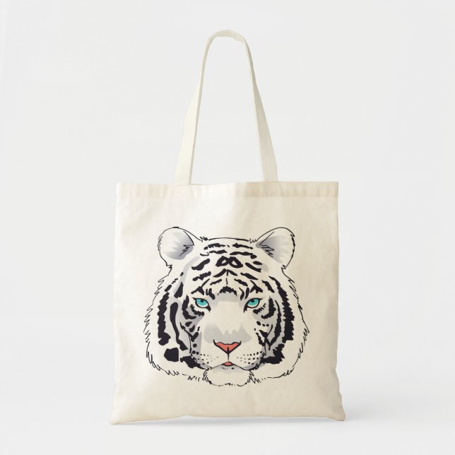 White Tiger Tragetasche (Vorne)