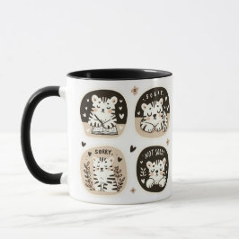 White Tigers Journaling - "Sorry, not Sorry" Tasse