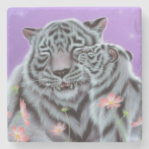 White Tigers Steinuntersetzer